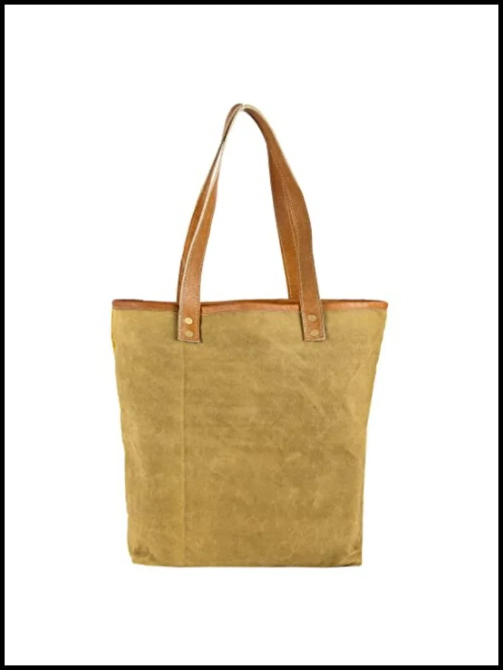 Upcycled Canvas and Leather Tote Bag with Zipper Closure, Heavy Duty Carry On